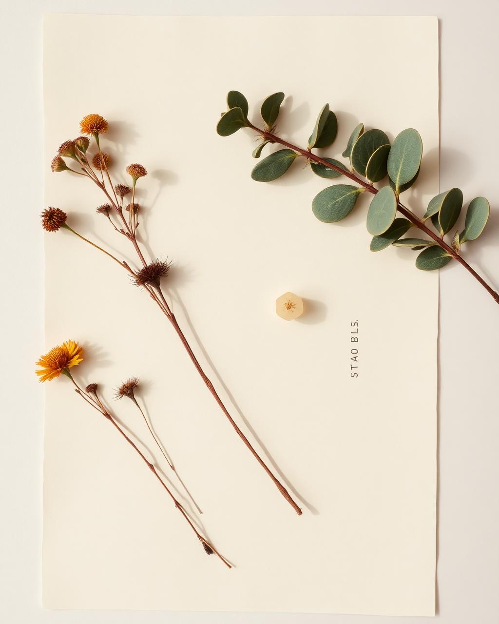 Fleurs séchées